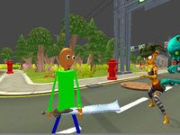 Mr baldi vs granny in city screenshot, image №1693396 - RAWG