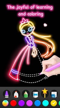 Learn To Draw Glow Princess screenshot, image №1380303 - RAWG