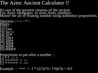 The Aztec Ancient Calcultator screenshot, image №1234763 - RAWG