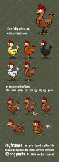Animated chicken screenshot, image №2292451 - RAWG