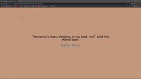 Goldilocks and the Three Bears (denzelpsqn) screenshot, image №3144685 - RAWG