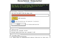 Existence Simulator screenshot, image №3227550 - RAWG