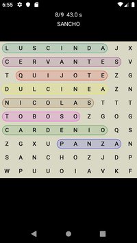 Sopa de Letras Quijote - Don Quijote de la Mancha screenshot, image №2256455 - RAWG