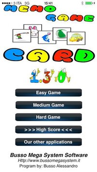 Memo Game Card screenshot, image №2187968 - RAWG