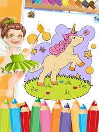 Little Unicorn Colorbook Drawing to Paint Coloring Game for Kids screenshot, image №1632913 - RAWG