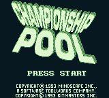 Championship Pool screenshot, image №735033 - RAWG