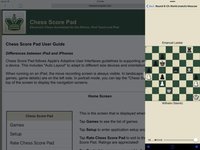 Chess Score Pad screenshot, image №1622855 - RAWG