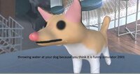 you throw water at your dog because you find it funny simulator 2001 screenshot, image №2650044 - RAWG