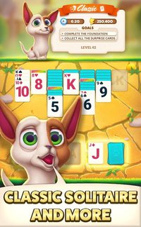 Solitaire Pets Adventure - Classic Card Game screenshot, image №1476218 - RAWG