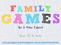 Family Games: Pen & Paper Edition screenshot, image №557545 - RAWG