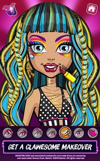 Monster High Beauty Shop: Fangtastic Fashion Game screenshot, image №1450017 - RAWG