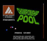 Championship Pool screenshot, image №735037 - RAWG