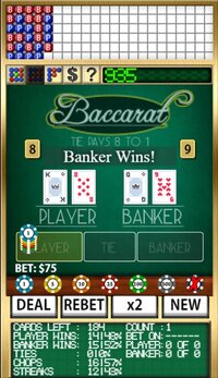 Baccarat Simulator screenshot, image №3381997 - RAWG