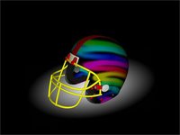 Football Helmet 3D - Design your helmet decals screenshot, image №1987006 - RAWG