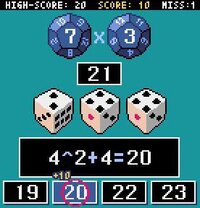 Dice Arithmetic on Pyxel 計算ダイスき screenshot, image №3511044 - RAWG