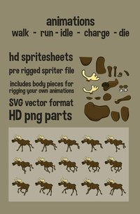 Animated moose screenshot, image №2213307 - RAWG