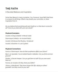 The Faith - A Moth-Light playbook screenshot, image №3736288 - RAWG