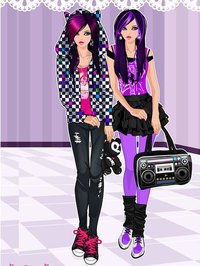 Emo Dress Up game screenshot, image №1857934 - RAWG