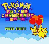 Pokémon Puzzle Challenge (2000) screenshot, image №743029 - RAWG