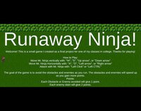 Runaway Ninja! screenshot, image №3348612 - RAWG