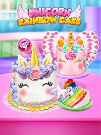 Unicorn Food - Sweet Rainbow Cake Desserts Bakery screenshot, image №1588397 - RAWG