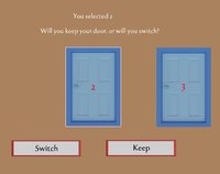 Monty Hall Problem Sandbox (the three doors) screenshot, image №1259706 - RAWG