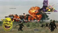 Shrek vs Thanos screenshot, image №3246289 - RAWG