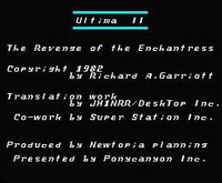 Ultima II: The Revenge of the Enchantress screenshot, image №745832 - RAWG