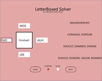 Letter Boxed Solver screenshot, image №3442923 - RAWG