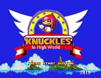 Knuckles In High World screenshot, image №1901005 - RAWG