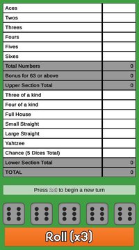 Yahtzee Roller screenshot, image №1897036 - RAWG