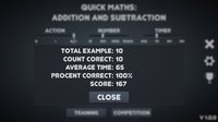 Quick Maths: addition and subtraction screenshot, image №830877 - RAWG