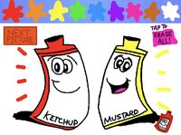 Ketchup And Mustard Coloring Station screenshot, image №2753664 - RAWG