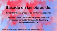Galería virtual de Fan art: Fusión de My Hero Academia y Avatar screenshot, image №3108721 - RAWG