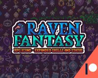 Raven Fantasy - RPG Icons, Pixel Art Icons, Textures and Sprites - Expanded Skills and Status screenshot, image №3827948 - RAWG