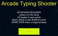 Arcade Typing Shooter (LD41) screenshot, image №1184766 - RAWG