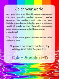 Color Sudoku HD screenshot, image №2064545 - RAWG
