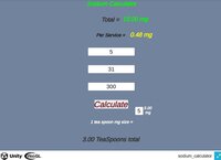 yodda-sodium-calculator screenshot, image №3869121 - RAWG