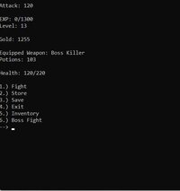 Python Text Based RPG screenshot, image №3188725 - RAWG