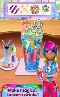 Unicorn Food - Rainbow Glitter Food & Fashion screenshot, image №1361839 - RAWG