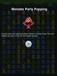 Monster Party Popping Puzzle Game Free - Halloween edition screenshot, image №1706570 - RAWG