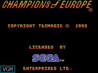 Champions of Europe screenshot, image №2149751 - RAWG