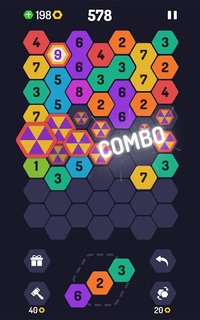 UP 9 - Hexa Puzzle! Merge Numbers to get 9 screenshot, image №1450459 - RAWG