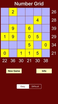 NumberGrid screenshot, image №1639224 - RAWG