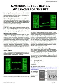 CBMPET - Avalanche (2012) screenshot, image №1278049 - RAWG