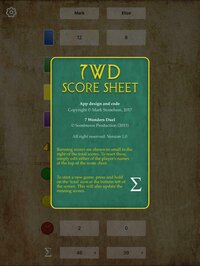 7WD – Score Sheet screenshot, image №2741210 - RAWG