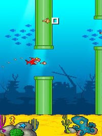 A Flappy Mega Shark FREE: Eats Tiny Bird Fish Adventure screenshot, image №893019 - RAWG