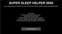 Super Sleep Helper 5000 screenshot, image №1200736 - RAWG