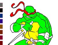 Ninja turtles fans coloring game screenshot, image №3193642 - RAWG