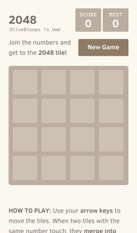 2048 By OliveBloops screenshot, image №3411095 - RAWG